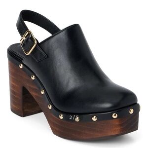 COCONUTS by Matisse Freedom Studded Platform Clogs with Gold Accents